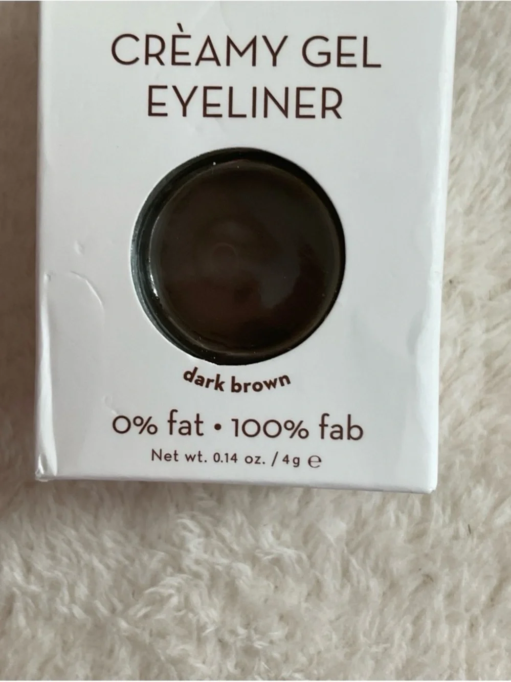 The Crème Shop Creamy Gel Eyeliner — Dark Brown